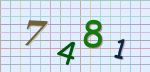 This is a captcha-picture. It is used to prevent mass-access by robots. (see: www.captcha.net)